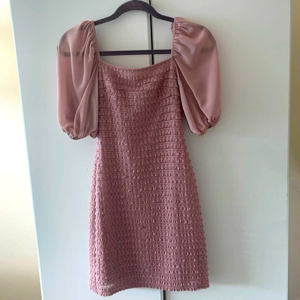 Lulus pretty in pink dress in xsmall